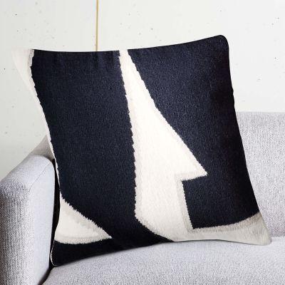 Sandro Woven Pillow with Feather Down Insert with Insert