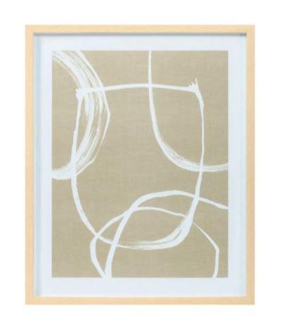 Strokes Abstract Framed Print