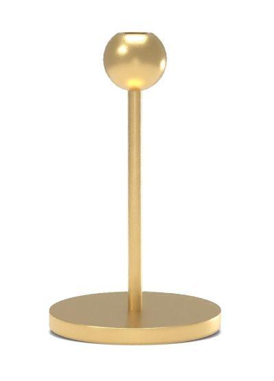 Modern Brass Candleholder Medium