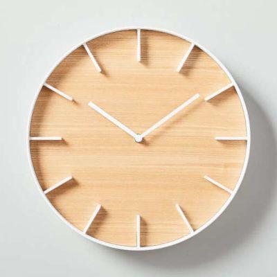 Wood-Faced Wall Clock