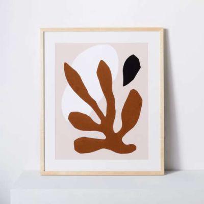 Kate Arends Framed Print - Leaf