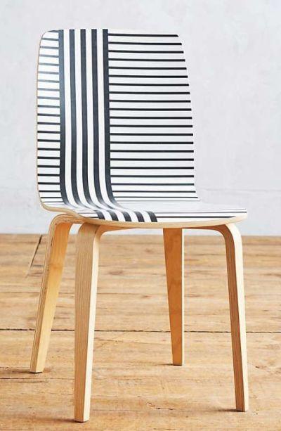 Striped Tamsin Dining Chair