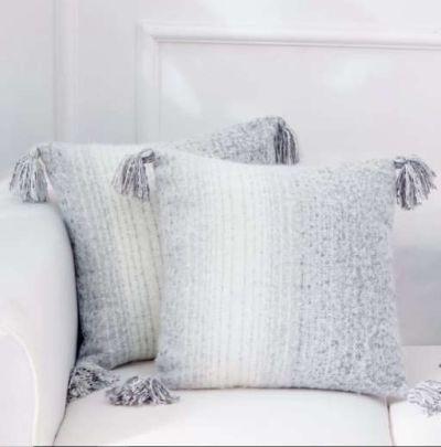 Charles Ombre Throw Pillow With insert-18"x18"