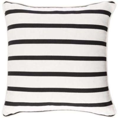 Yahya Contemporary Striped Cotton Throw Pillow