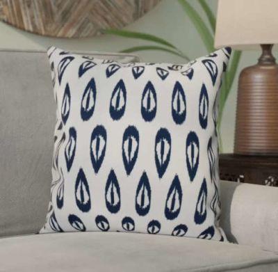 Navy Blue Abigayle Square Pillow With Insert-20"x20"