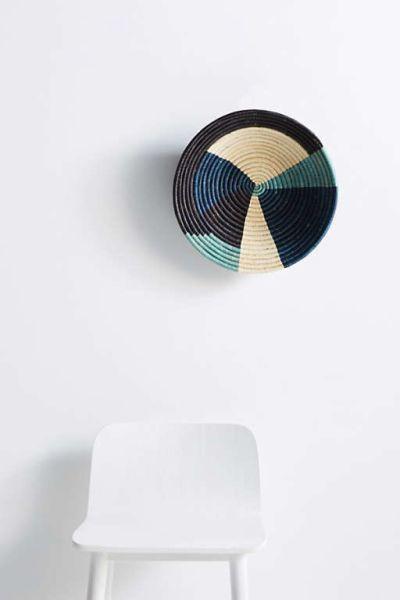 Colorblocked Hanging Basket