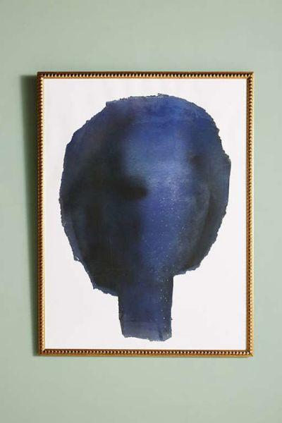 Blue Head Wall Art