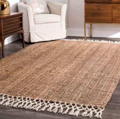 Werts Handmade Tufted Area Rug in Brown