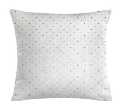 Small Pastel Polka Dots Cushion Pillow Cover With No Insert-28"x28'