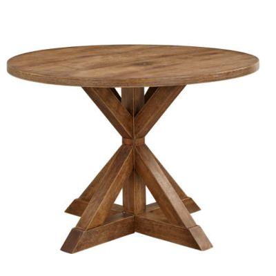 Charlotte Pedestal Dining Table Driftwood