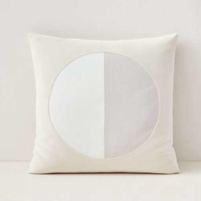 Split Circle Pillow Cover