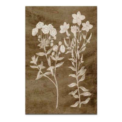 Botanical in Taupe I Premium Gallery Wrapped Canvas 36''X24''