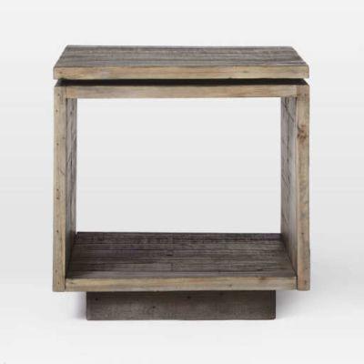 Emmerson® Modern Side Table - Reclaimed Pine