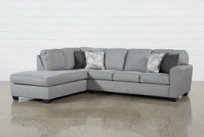Mcdade Ash 2 Piece Sectional With Left Arm Facing Armless Chaise