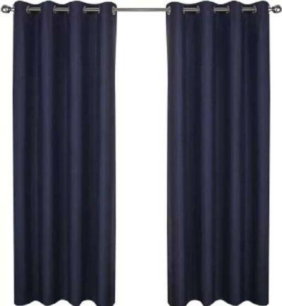 Molly Solid Room Darkening Thermal Grommet Curtain Panels