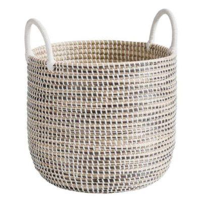 Woven Seagrass Medium Basket, Natural