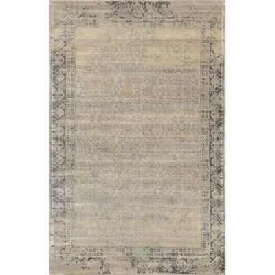 Traditional Distressed Ivory Grey Classic Rug 9'2" x 12'2"