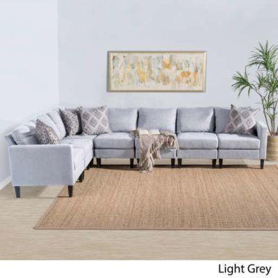 Zahra 7-piece Fabric Sectional Sofa Set