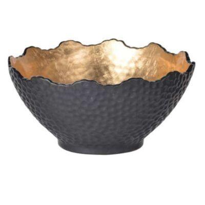 Martindale Stoneware Gilded Decorative Bowl