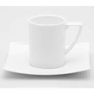 Extreme White Espresso Cup and Saucer