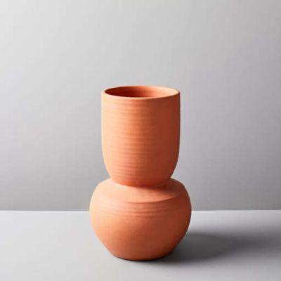 Rounded Terracotta Floor Vases
