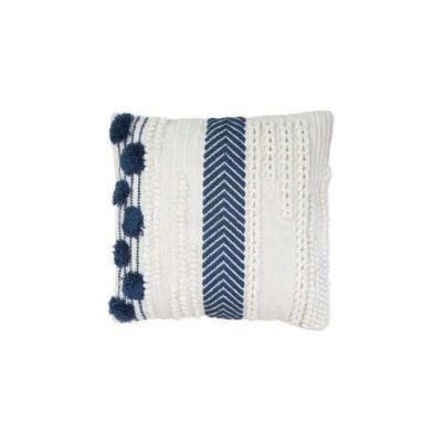 Ellerkamp Hand Woven Cotton Throw Pillow With Insert-18"x18"