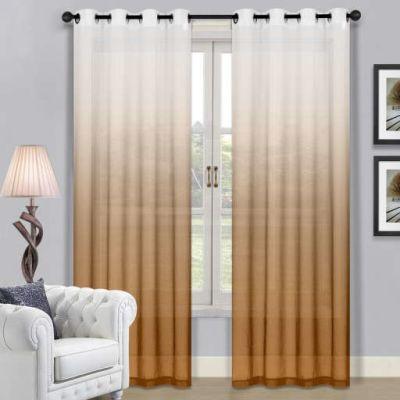 Declan Ombre Sheer Grommet Single Curtain Panel