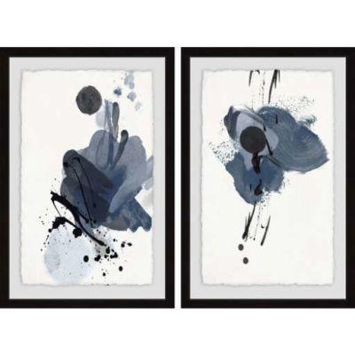 Dark Strokes' 2 Piece Framed Acrylic Painting Print Set