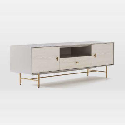 Modernist Wood & Lacquer Media Console