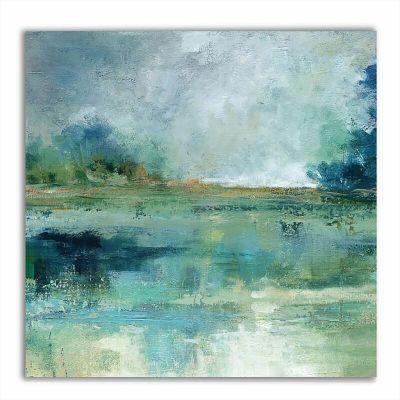 Emerald Isle Wrapped Canvas Painting Print