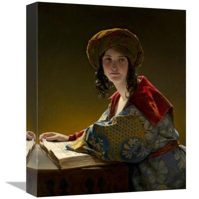 The Young Eastern Woman 1838 Graphic Art Print on Wrapped Canvas