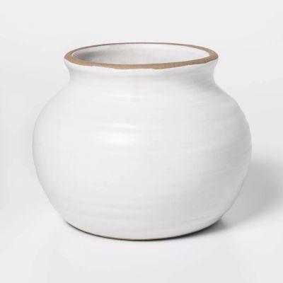 Ceramic Vase White - Threshold