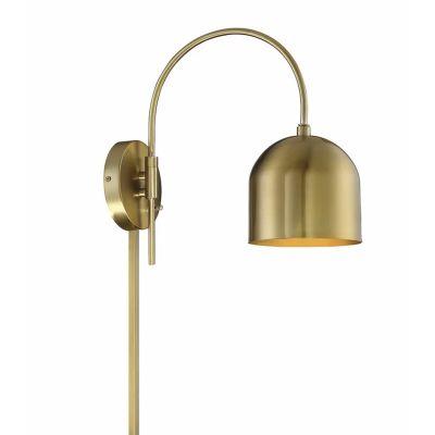 Mary 1-Light Plug-In Armed Sconce