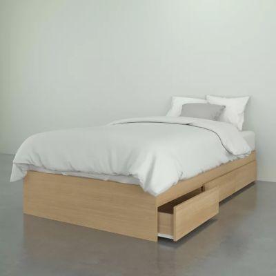 Ralsto Platform Bed with Three Drawers-Twin