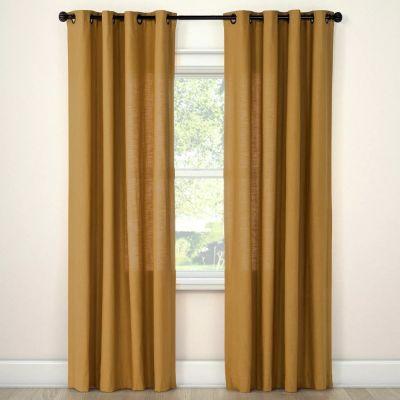 Natural Solid Curtain Panel 