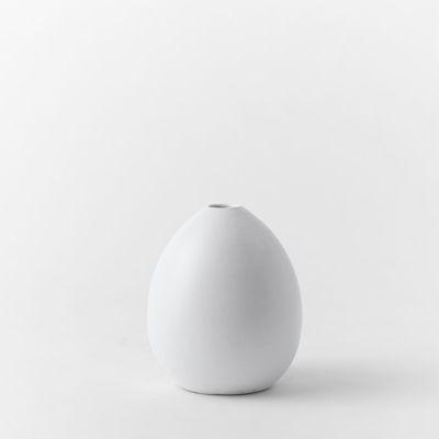 Pure White Ceramic Vases Egg