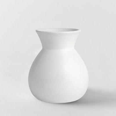 Pure White Ceramic Vases Sack