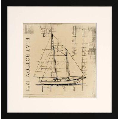 Starboard II - Picture Frame Graphic Art Print on Wood