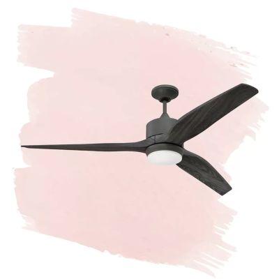 Paige 3 Blade LED Ceiling Fan with Remote, Light Kit Included