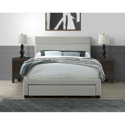 Petillo Tufted Upholstered Low Profile Storage Standard Bed