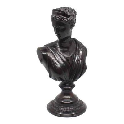 Maitland-Smith Bronze Roman Female Bust Statue