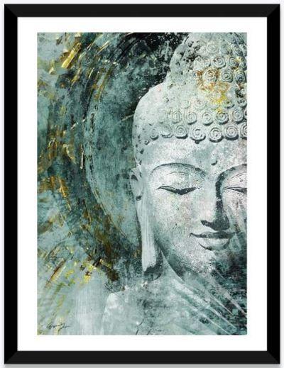 Buddha, Front - Framed Print