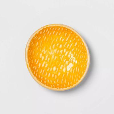 Ceramic Round Salt Dish Yellow
