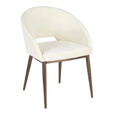 Carson Carrington Hjoggbole Upholstered Dining Chair  Cream