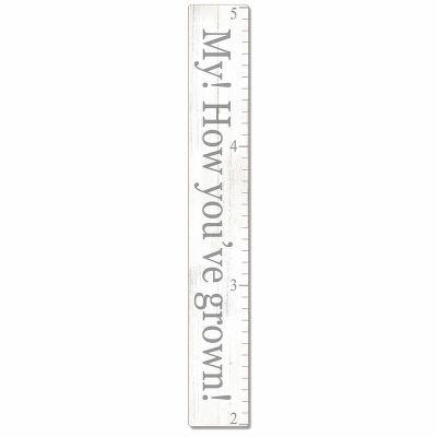 Constant You've Grown Wood Decorative Growth Chart