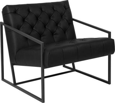 Black Leather Chair by Flash