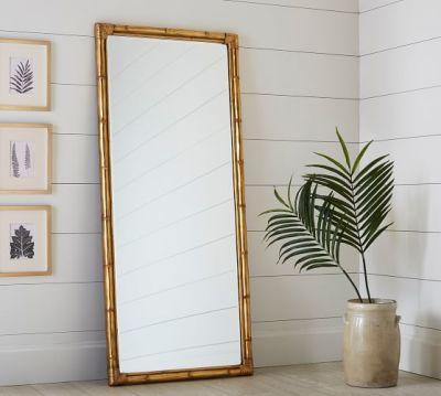 Bamboo Floor Mirror