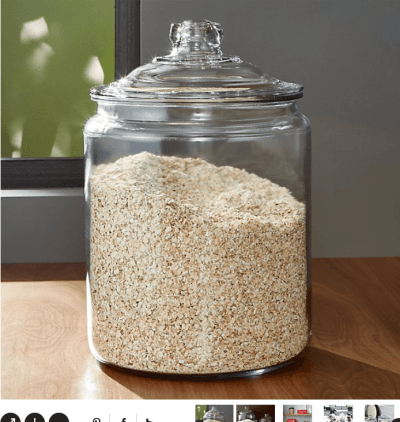 Heritage Hill 256 oz Glass Jar with Lid