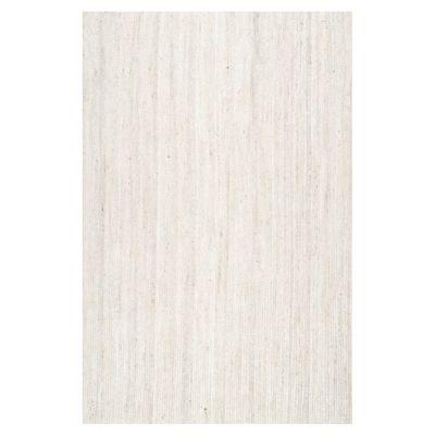 Off White Jute Braided Area Rug-10'x14'