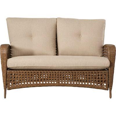 Edwards 4 Piece Rattan Sofa Seating Group with Cushions_Sofa